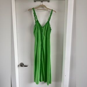 Wilfred Lealia Midi Lime Green Dress
